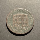 1816 Half Penny Token Halifax Nova Scotia Canada W A   S Black s Breton Hardware