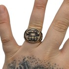 Metallica Ring Heavy Metal Signet Master Of Puppets Gothic Three Crosses