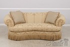 74635  Century Channel Back Upholstered Damask Sofa