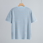 The Row Womens New Cashmere Cotton Crew Neck Pullover Loose Short Sleeve Shirt