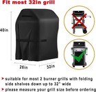 Grill Cover 32 Inch Waterproof Heavy Duty Bbq Outdoor All Weather For Weber