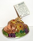 2014 - Ham Dinner Platter - Old World Christmas Blown Glass Ornament - New W tag
