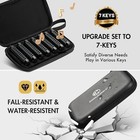 Set Of 7 Diatonic Harmonica 10 Hole Harmonica Blues Harp For Beginners Black