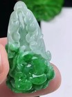 Certified Grade A Icy Green Cabbage Jadeite Jade Pendant              0630