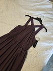 Lulus Dusty Purple Halter Top Bridesmaid Formal Prom Dress Wedding Guest Dress