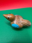 Bird Zuni Carving Fetish Signed Hayes Leekya With Turquoise