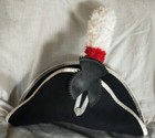 Black Leather Fan  Cockade