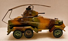 Lineol Windup Tin Lithographed Command Staff Car Camouflaged No  1211