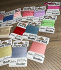 Bucilla Pure Silk Assortment Of Various Colors 4mm Ribbon 24 Packages