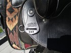 15   Sqh Big Horn  193 Black  Leather   Cordura Western Barrel trail Saddle