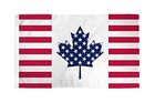 3x5ft Flag Canada Usa Friendship United Canadian American Us Can 