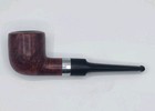 Vintage C b  Perkins Pipe Sterling Band Tobacco Smoking Imported Briar Billiard