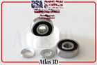 2 Units Polycarbonate Solid V-wheel Kit  2020 Extrusion Compatible W  Openbuilds