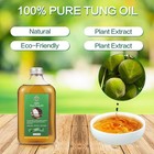 100  Pure Tung Oil 11 8oz Natural Wood Finish For Diy Crafts Furniture Sealer