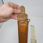 Vintage Keuffel   Esser Co Slide Rule Ruler 4081-3 Brown Leather Case Works