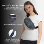 Torch Fanny Pack For Men Crossbody - Waist Bag For Women With Compass Surviva   