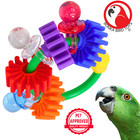 Bonka Bird Toys 3608 Gear Ring Medium Foot-talon Parrot Cage Toy Conure Ringneck