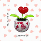 Solar Powered Swinging Dancer Bobblehead Toy In Colorful Pot  Fun Solar Dancing 