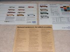 Lot Of 3 1978 Ford Wagons   Ford Vans  - Orignal Brochure  - Excellent Condition