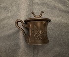Vintage Colonial Silver Co Quadruple Plate Shaving Mug  2330