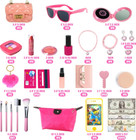 Play Purse For Little Girls  32pcs Toddler Purse With Pretend Makeup For Kids 
