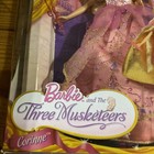 Barbie   The Three Musketeers Corinne Doll Figure 2 In 1 Gown Cape Mattel 2008