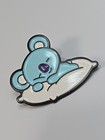 Blue Koala Bear Asleep On Pillow Lapel Pin