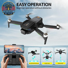 1080p Camera Drone For Adults  Brushless Motor Fpv Foldable Quadcopter With 2 Ba