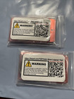 4-luggage Tags-business Card Holder Tufftaag Travel Id Bag Tag 2 Packs