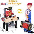 Kids Tool Bench - Power Tools Workshop-kids Workbench  65 Pcs Realistic Toy Tool