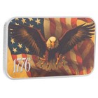 1 Oz  1776 Bald Eagle - American Eagle Colorized  999 Silver Bullion Bar  a659
