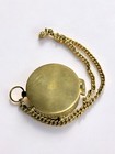 Antique Finish Brass Pocket Sundial Compass   Hand Engraved   Nautical Style