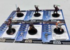 Wotc Star Wars Miniatures Republic Faction Lot - 13 Units With Stat Cards