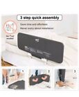 Portable Bed Rails Guard Foldable Crib Rail For Kids Toddlers 41 Inch-dark Gray