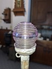 Vintage Perko Beehive Stern Light chris Craft Garwood Boat rare Violet Lens