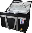 Herculean  Insulated Food Delivery Bag With Ykk Zipper     Large Commercial Cat   