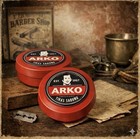 New Arko Classic Barber Shaving Soap Bowl 2 Pack For Wet Shave 150gm