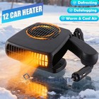 12v 500w Heater Portable Heating Cooling Fan Defroster Demister For Car Truck