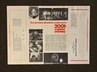 2001 A Space Odyssey   - Original 1968 Cinerama  Ticket Order Form - Kubrick