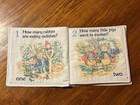 Vintage Beatrix Potter 123 Cloth Fabric Book  Fabric Peter Rabbit Cloth Book