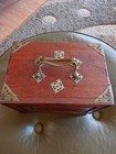 Antique Vintage Chinese Mahjong Mah Jong Set Box Only 9x6 5x6 Inches