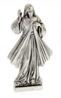 The Divine Mercy Of Jesus Mini Metal Figurine Pocket Statue W  Prayer Card