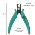 Vintaj Tools 1 5mm Metal Hole Punch Pliers With Gauge Guard     Create Clean Ho   