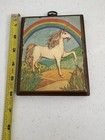 Vintage Wooden Unicorn Wall Hanging unicorn Is 3d