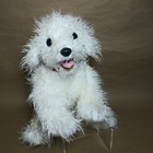 Vintage Ty Scruffy White Dog Y2k 2000 C1991 Korea Stuffed Animal