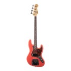 Fender Custom Shop 1960 Jazz Bass Nos Rosewood - Fiesta Red