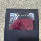 Pocket Square Mens Silk Pre Folded Hankie Handkerchief Burgundy For Suit New