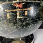 Vtg  Replogle 12 Inch Starlight Globe Black Seas On Stand Distressed Condition