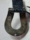 Mexico 925 Sterling Silver Western Horse Horseshoe Belt Buckle With Belt