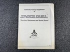Atari Space Duel Arcade Video Game Manual Schematics Original